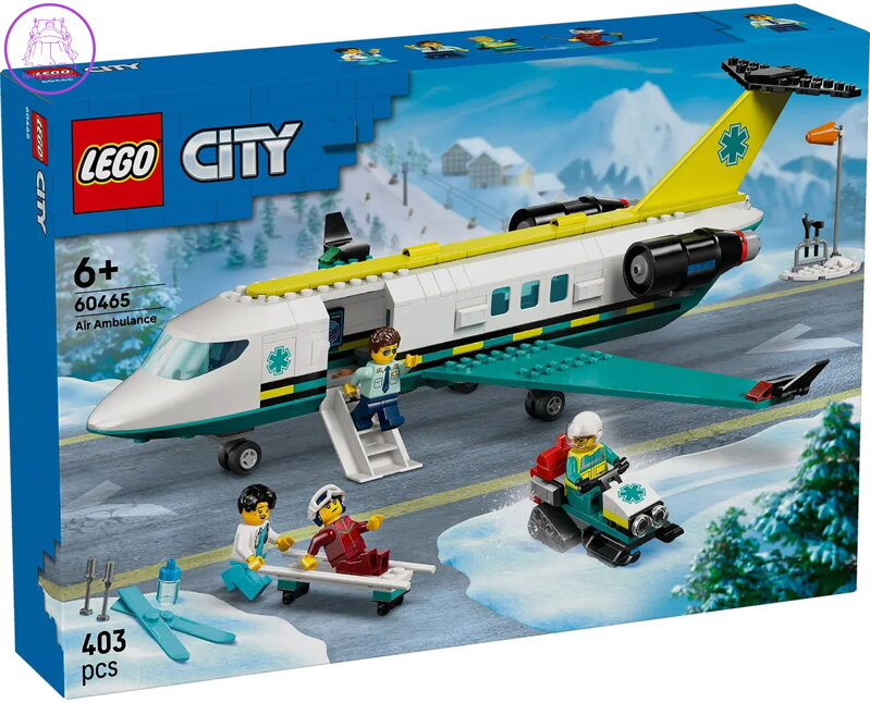 LEGO CITY Letadlo záchranářské služby 60465 STAVEBNICE