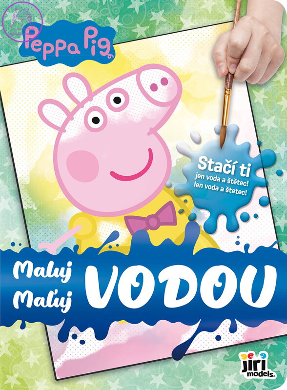 JIRI MODELS Maluj vodou Peppa Pig II. omalovánky