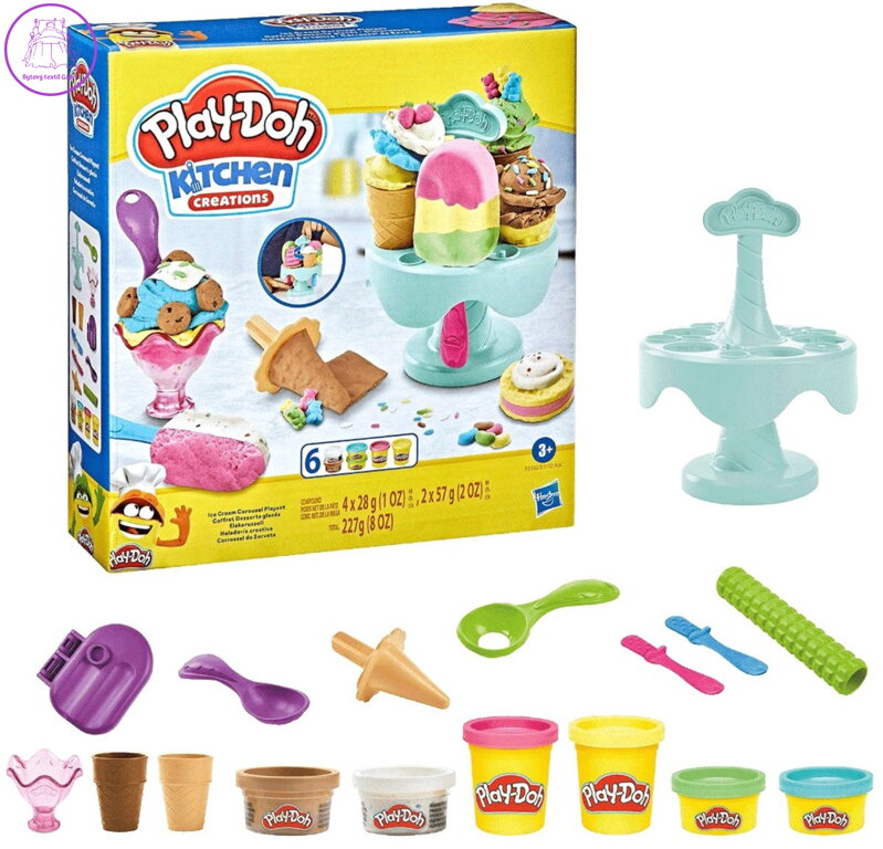 HASBRO PLAY-DOH Zmrzlina kreativní set modelína s nástroji