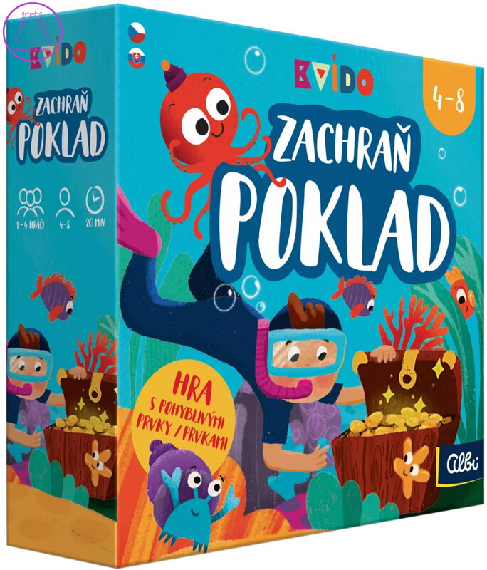 ALBI HRA Kvído Zachraň poklad! *SPOLEČENSKÉ HRY*