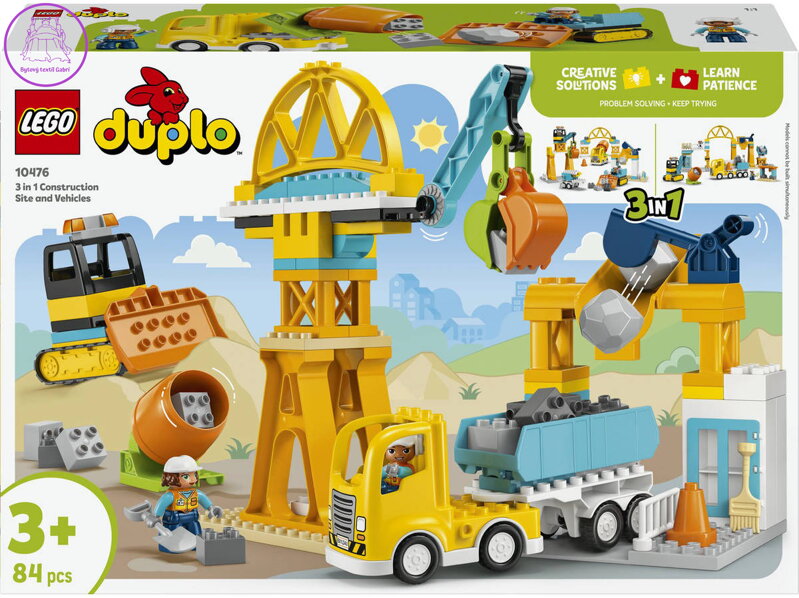 LEGO DUPLO Staveniště a vozidla 3v1 10476 STAVEBNICE