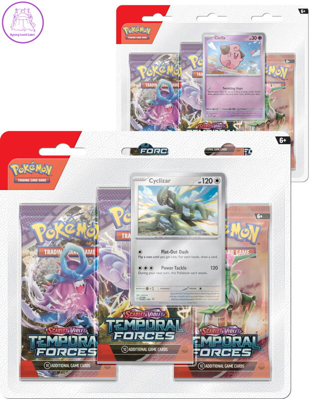 ADC Hra Pokémon TCG SV05 Temporal Forces 3 pack blister booster
