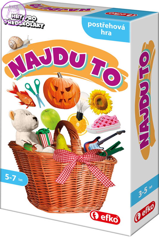 EFKO Hry pro předškoláky Najdu to *SPOLEČENSKÉ HRY*