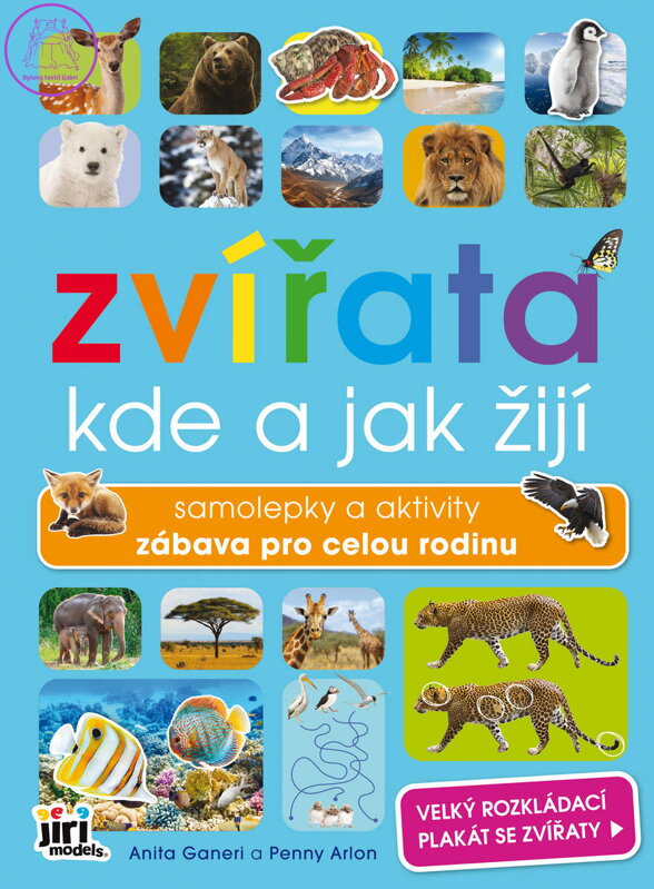 JIRI MODELS Svět zvířat Kde a jak žijí zvířata s aktivitami a plakátem