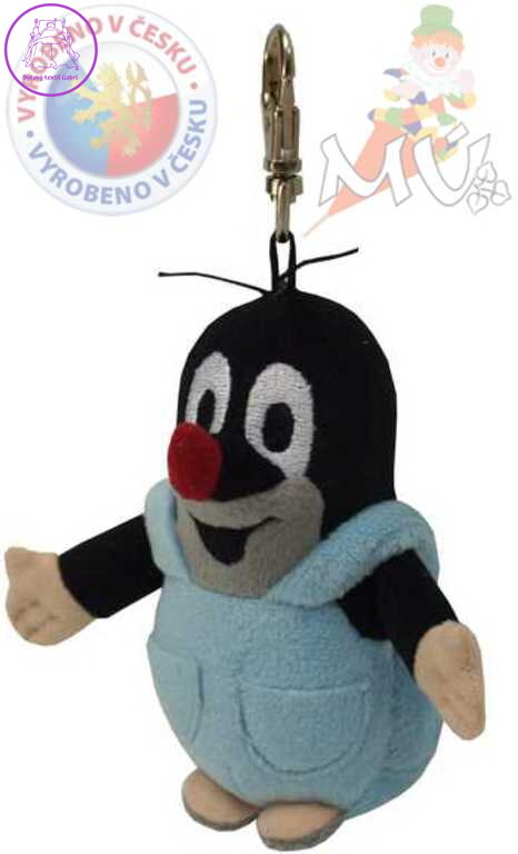 MORAVSKÁ ÚSTŘEDNA Krtek (krteček) s karabinou 10 cm * PLYŠOVÉ HRAČKY *