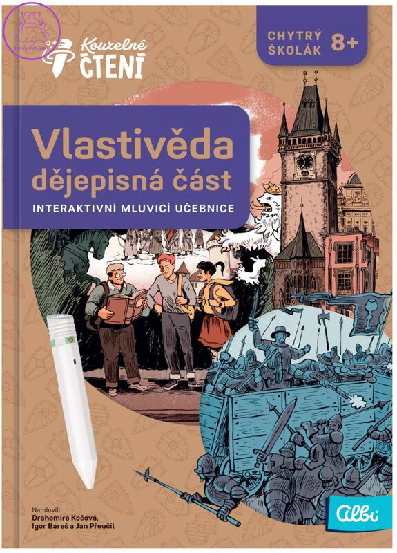 ALBI Kouzelné čtení Kniha interaktivní učebnice Vlastivěda Dějepisná část