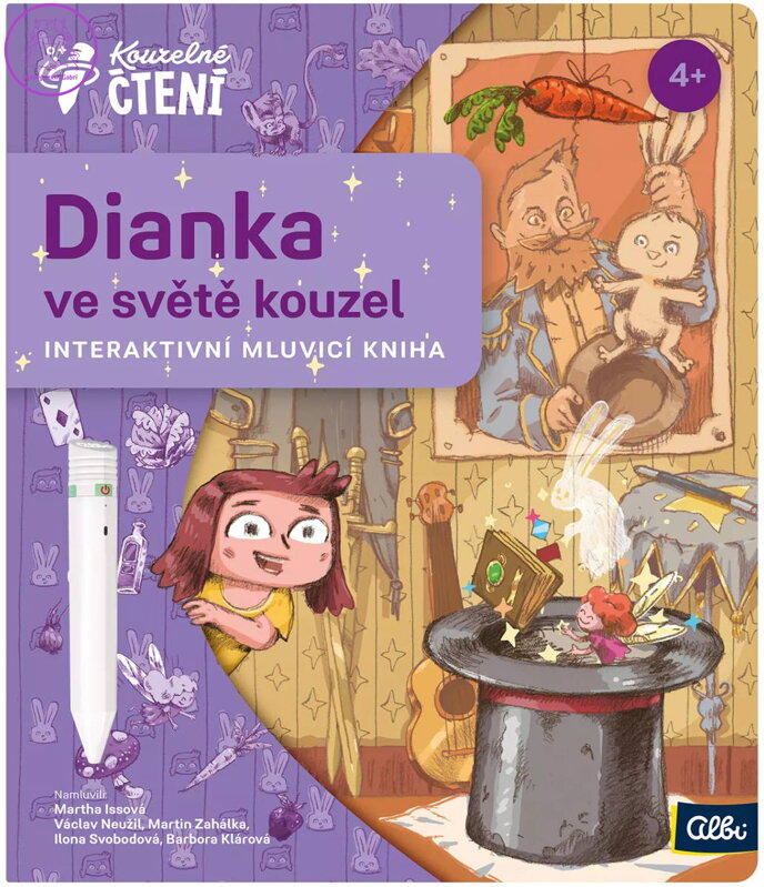 ALBI Kouzelné čtení Kniha interaktivní Dianka ve světě kouzel