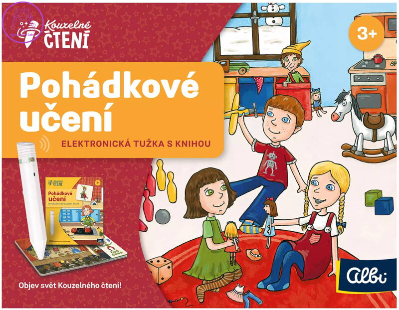 ALBI Kouzelné čtení elektronická tužka + kniha Pohádkové učení na baterie Zvuk