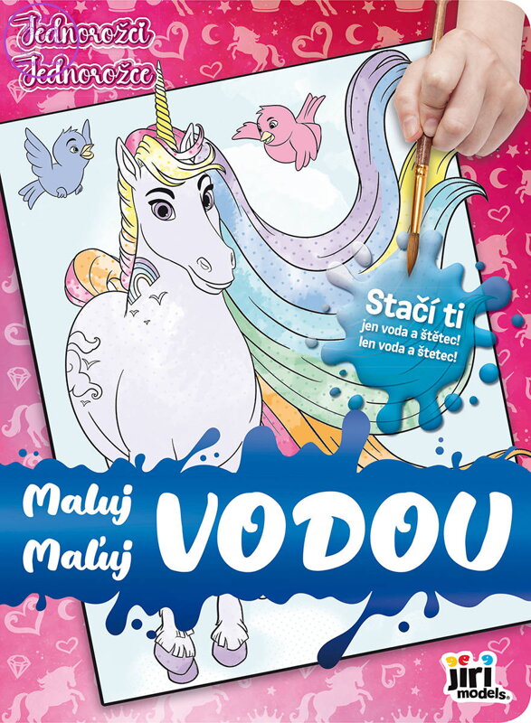 JIRI MODELS Maluj vodou jednorožci omalovánky