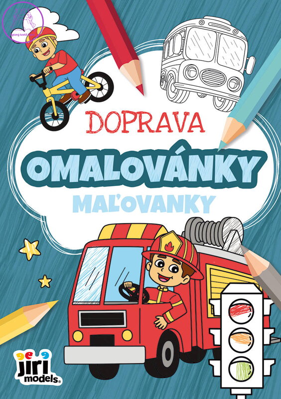 JIRI MODELS Omalovánky A5 Doprava