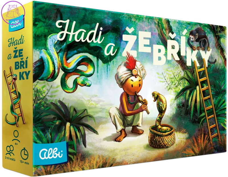 ALBI HRA Hadi a žebříky Nové *SPOLEČENSKÉ HRY*