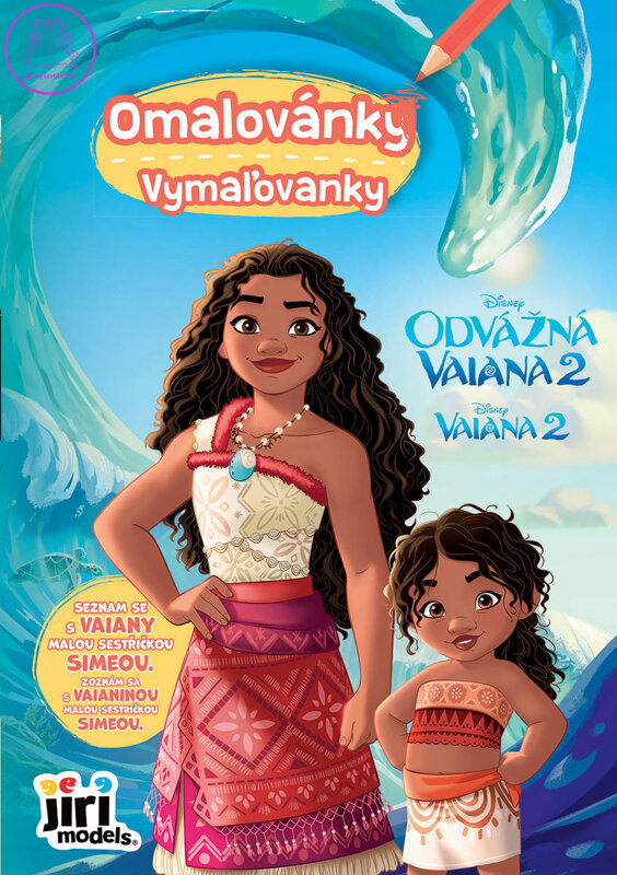 JIRI MODELS Omalovánky A5 Vaiana 2