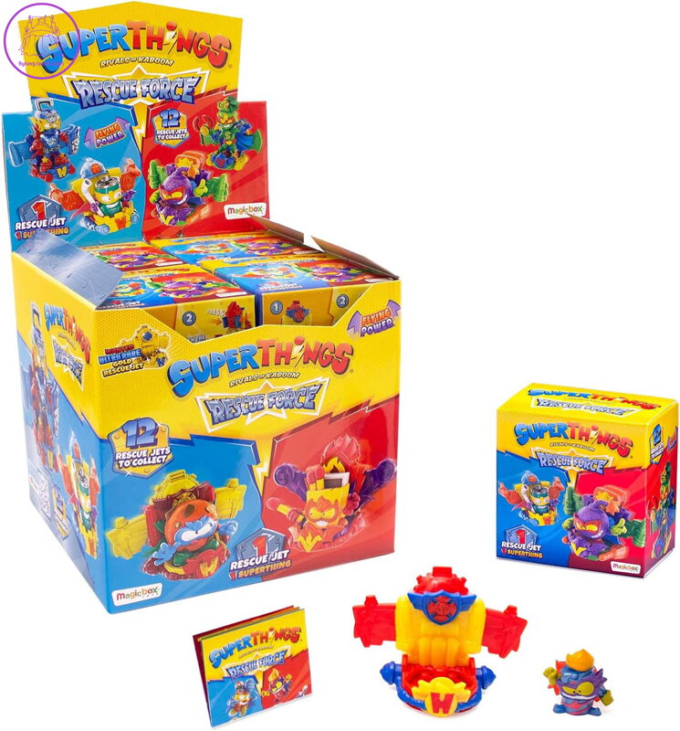 Superthings Rescue Force figurka + tryskáč s překvapením v sáčku různé druhy