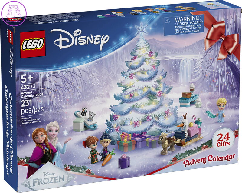 LEGO DISNEY Frozen Adventní kalendář 2025 rozkládací s herní plochou