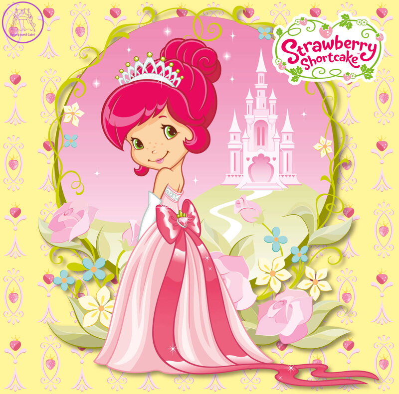 AKIM Omalovánky čtvercové Jahůdka (Strawberry Shortcake)