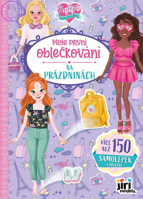 JIRI MODELS Moje první oblečkování Na prázdninách 150+ samolepek