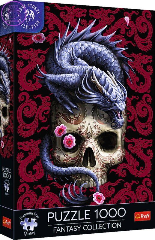 TREFL PUZZLE Fantasy Collection Orientální drak 48x68cm skládačka 1000 dílků