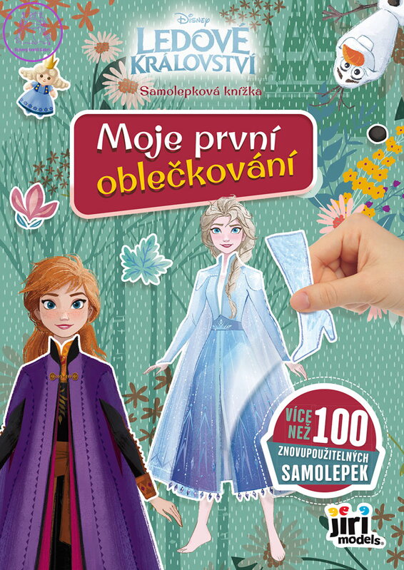 JIRI MODELS Moje první oblečkování Ledové Království (Frozen) 100+ samolepek