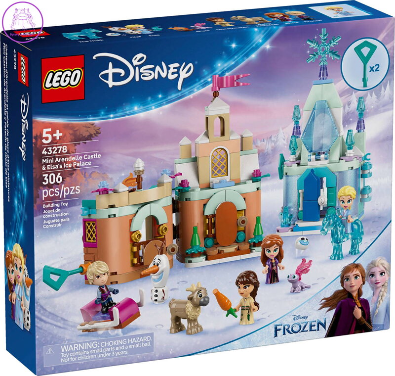 LEGO DISNEY FROZEN Hrad Arendelle a Elsin palác 43278 STAVEBNICE