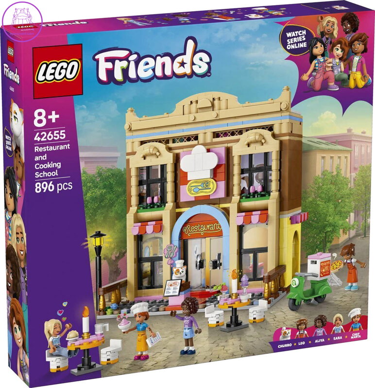 LEGO FRIENDS Restaurace a škola vaření 42655 STAVEBNICE
