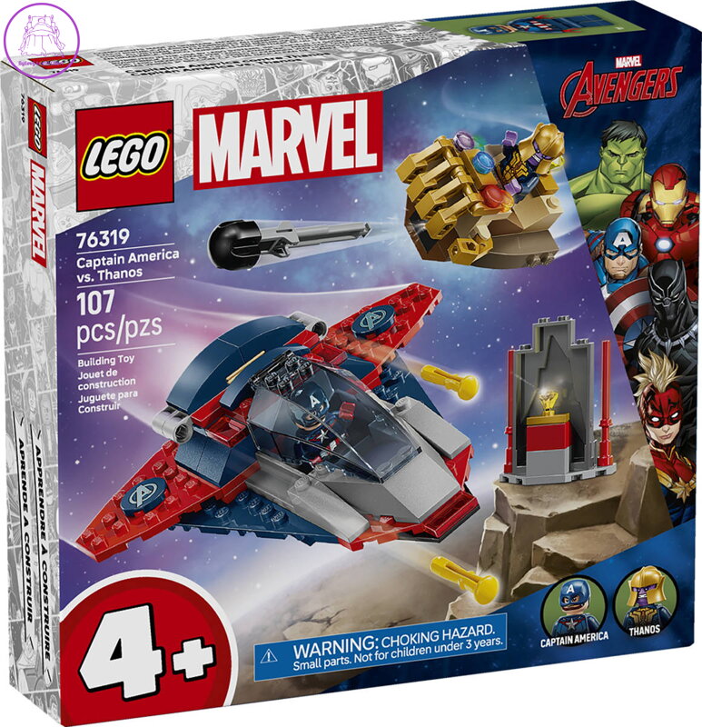 LEGO MARVEL Kapitán Amerika vs. Thanos 76319 STAVEBNICE