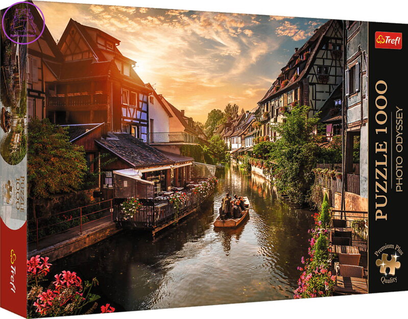 TREFL PUZZLE PREMIUM Photo Odyssey Malé Benátky v Colmaru 68x48cm 1000 dílků