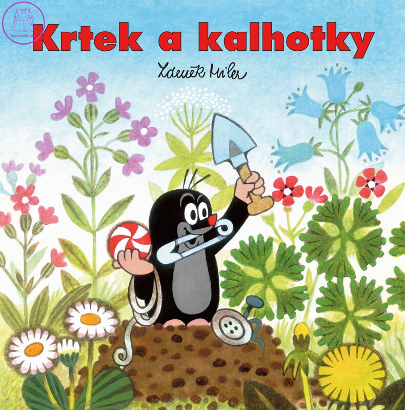 AKIM Omalovánky čtvercové + samolepky Krtek a kalhotky (Krteček)