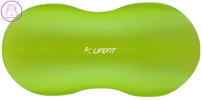 Míč gymnastický Lifefit Nuts zelený 90x45cm balon rehabilitační do 200kg