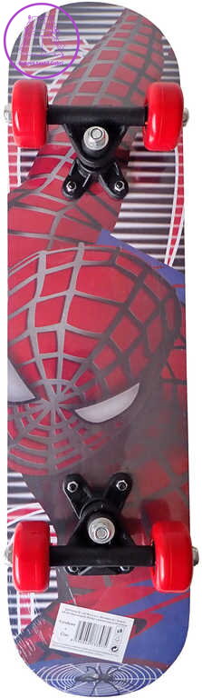 ACRA Skateboard dětský 58x16cm prkno Spiderman