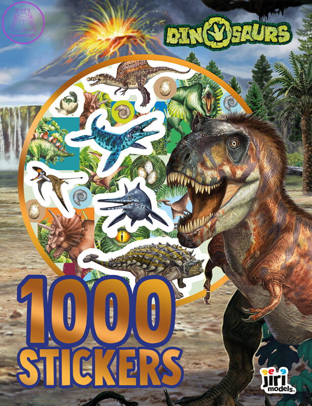 JIRI MODELS 1000 samolepek v sešitu Dinosauři JIRI MODELS 1000 samolepek v sešitu Dinosauři
