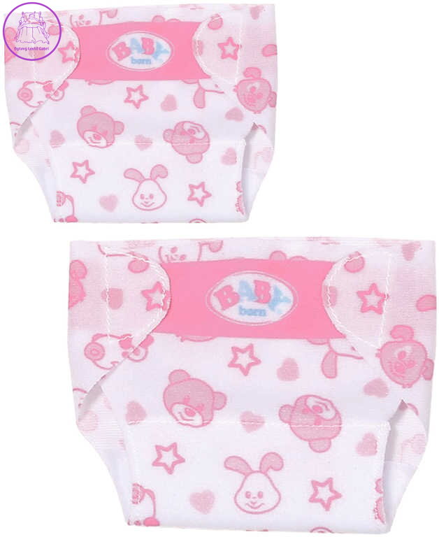 ZAPF BABY BORN Plenky pro panenku miminko set 2ks