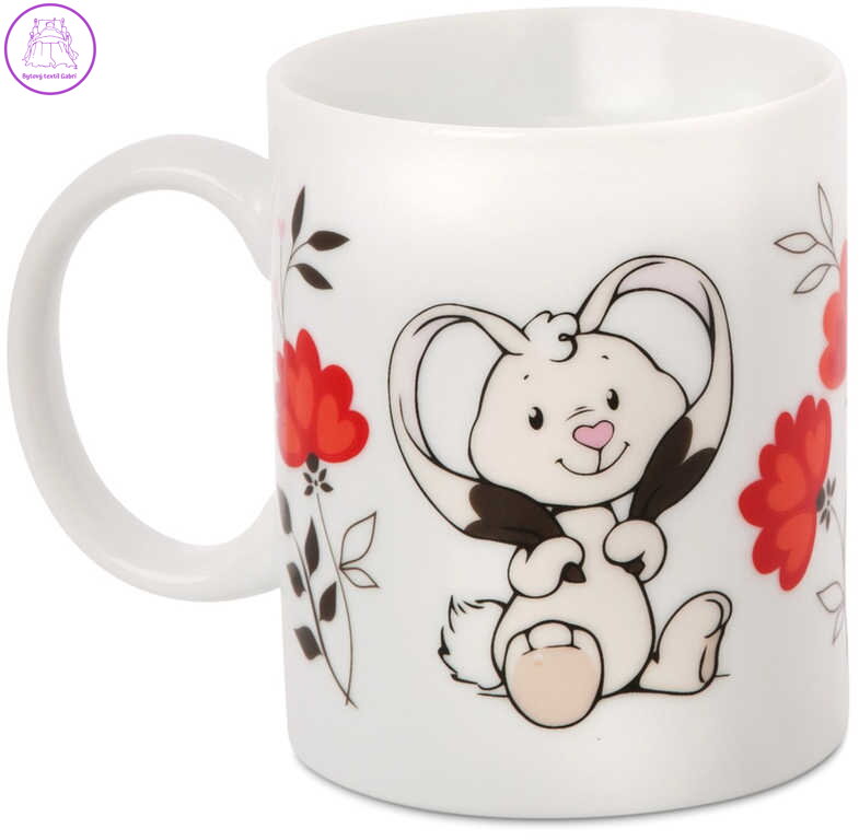 NICI Hrneček dětský králíček Love 350ml porcelánový