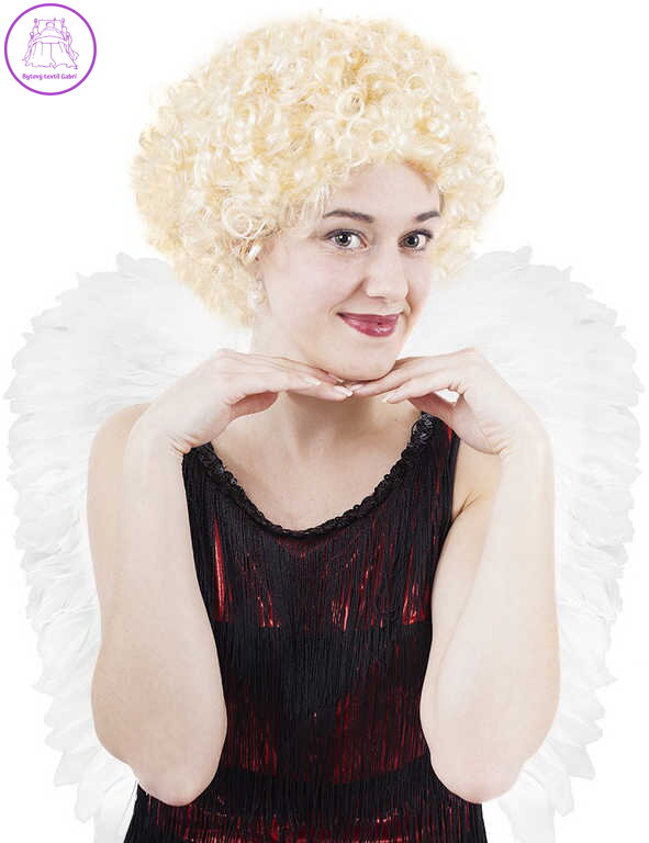 KARNEVAL Paruka Anděl krátká blond KARNEVALOVÝ DOPLNĚK