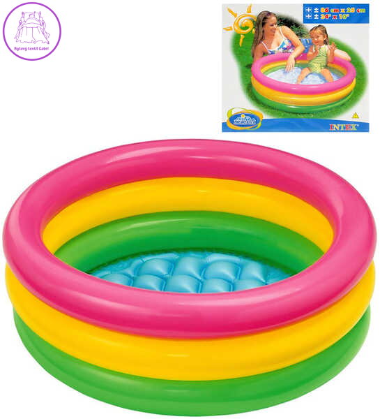 INTEX Bazén Baby kulatý s nafukovacím dnem 86 x 25 cm INTEX Bazén Baby kulatý s nafukovacím dnem 86 x 25 cm