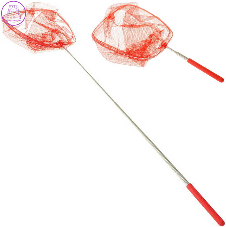 Síťka na hmyz dětská teleskopická 17-65cm červená malý entomolog