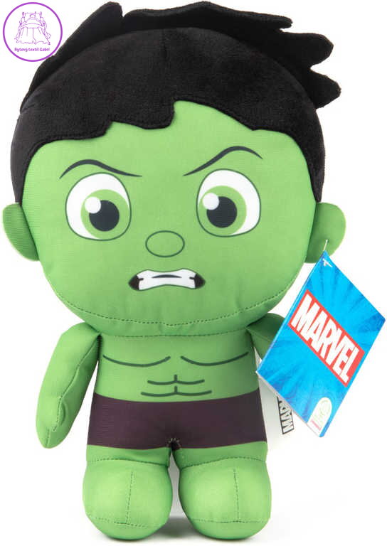 Marvel Hulk 28cm interaktivní textilní postavička na baterie Zvuk