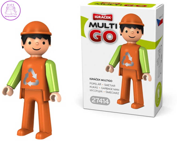 EFKO IGRÁČEK MultiGO Popelář Figurka v krabičce