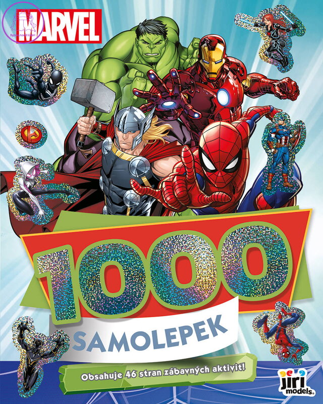 JIRI MODELS 1000 samolepek s aktivitami Marvel JIRI MODELS 1000 samolepek s aktivitami Marvel