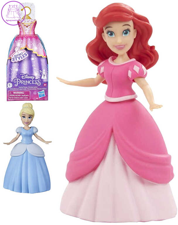 HASBRO Disney Princess mini panenka s překvapením různé druhy 1.vlna