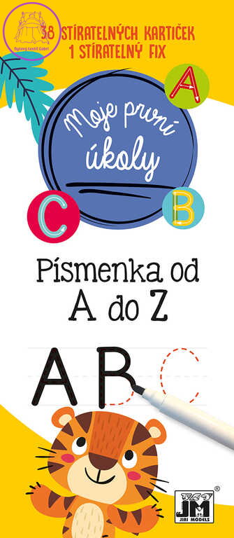 JIRI MODELS Moje první úkoly Písmena set 40 kartiček s fixem JIRI MODELS Moje první úkoly Písmena set 40 kartiček s fixem