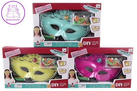 KARNEVAL Výroba a zdobení škrabošky sada