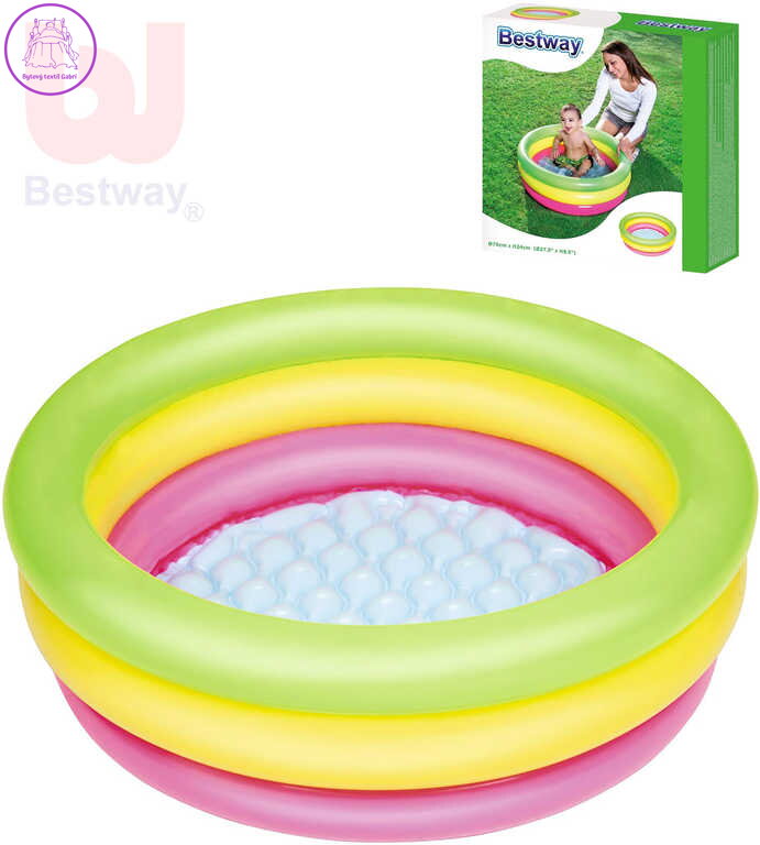 BESTWAY Baby bazének kruhový 70x24cm nafukovací brouzdaliště 51128