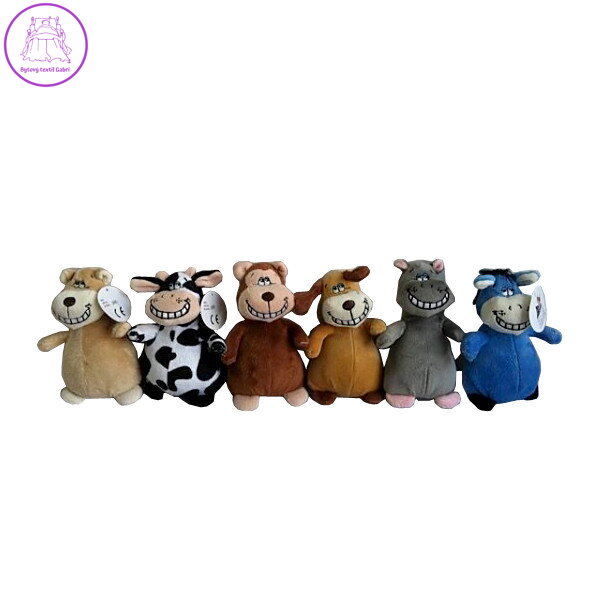 PLYŠ Zvířátka 14 cm usmívající se *PLYŠOVÉ HRAČKY*