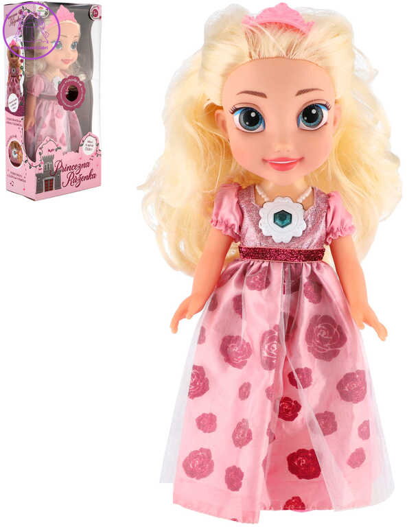 Panenka princezna Růženka 35cm mluví zpívá na baterie Světlo Zvuk CZ