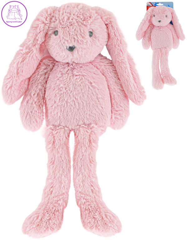 PLYŠ Zajíček růžový 30cm dlouhé nohy Mini Club *PLYŠOVÉ HRAČKY*