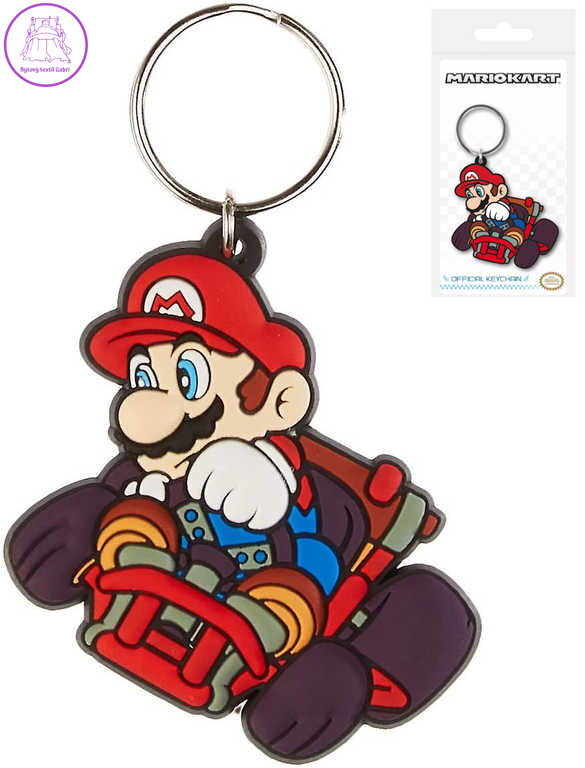 Klíčenka Super Mario gumový přívěsek na klíče