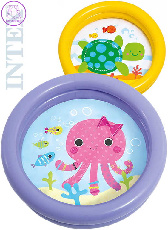 INTEX Baby bazének nafukovací 61x15cm brouzdaliště se zvířátkem 2 druhy 59409