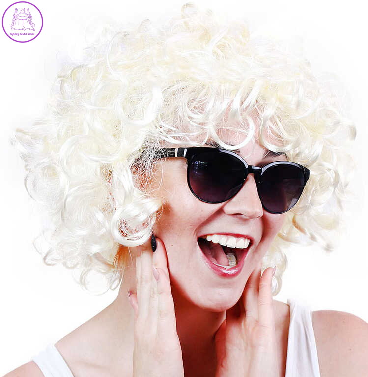 KARNEVAL Paruka blond vlasy dospělá *KARNEVALOVÝ DOPLNĚK*