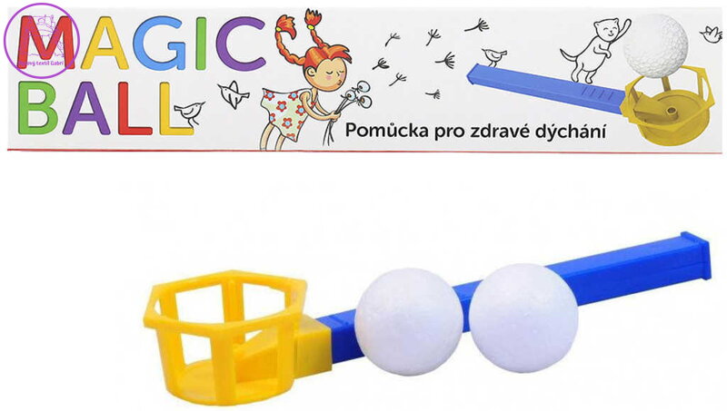 SEVA Magic ball 7708 foukací hra kouzelný míček