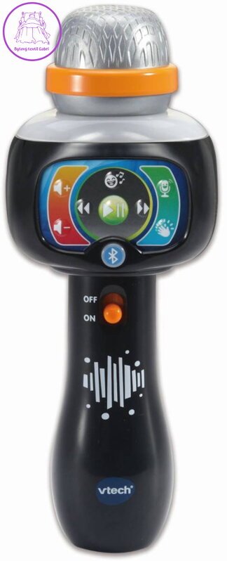 VTECH Mikrofon karaoke 15 písniček bluetooth na baterie Světlo Zvuk CZ